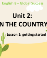 Unit 2 - Lesson 1 - GETTING STARTED.pptx