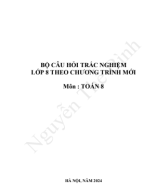 2. Bài tập trắc nghiệm Toán 8 chương trình mới cơ bản và nâng cao.pdf