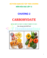 2GV. CARBOHYDRATES - BỘ PHÂN DẠNG BÀI TẬP THEO CHƯƠNG.pdf