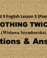 Class 9-Lesson 3- Nothing Twice - QA -Activities P1 -Appreciation.pdf