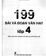 199 BÀI VÀ ĐOẠN VĂN HAY LỚP 4 LÊ XUÂN SOAN XUẤT BẢN NĂM 2023.pdf