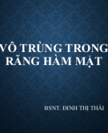 vô trùng trong răng hàm mặt.pptx