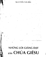 232.1 - TVTT0002467 - Những Lời Giảng Dạy Của Chúa Giêsu - Trần Thái Đỉnh - Hoa Kì.pdf