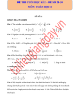 Đề thi cuối học kì 2 Toán 8 - có lời giải - Đề 21-30.pdf