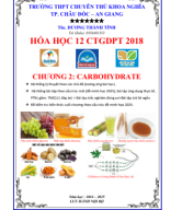 4. HOA HOC 12 MOI- CHUONG 2 CARBOHYDRATE. 2024-2025.GV.pdf