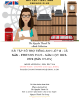 BÀI TẬP BỔ TRỢ TIẾNG ANH LỚP 8 - CẢ NĂM - FRIENDS PLUS - NĂM HỌC 2023-2024 (BẢN HS-GV).pdf