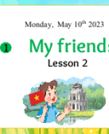 Bản theo Lesson - Unit 1 lesson 2.pptx