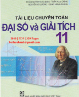 Tài Liệu Chuyên Toán Đại Số Và Giải Tích 11 (NXB Giáo Dục 2010) - Đoàn Quỳnh, 329 Trang.pdf