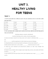 3. UNIT 3. HEALTHY LIVING FOR TEENS.docx