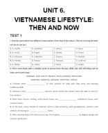 6. UNIT 6. VIETNAMESE LIFESTYLE - THEN AND NOW.docx