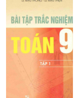 Ebook Bài tập trắc nghiệm Toán 9 - Tập 1.pdf