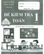 ĐỀ KIỂM TRA MÔN TOÁN LỚP 1 HỌC KÌ 1 KẾT NỐI TRI THỨC NGUYỄN VĂN QUYỀN.pdf