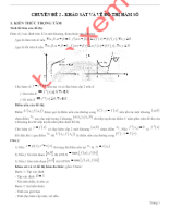 Tài liệu bồi dưỡng học sinh giỏi - Chuyên đề 2 - KHẢO SÁT VÀ VẼ ĐỒ THỊ HÀM SỐ.doc