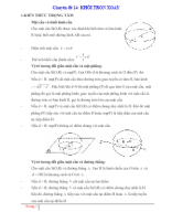 Tài liệu bồi dưỡng học sinh giỏi - Chuyên đề 14 - KHỐI TRÒN XOAY.doc