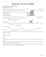 Tài liệu bồi dưỡng học sinh giỏi - Chuyên đề 9 - Ứng dụng tích phân.doc