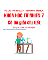 (489 trang) BỘ CÂU HỎI TỰ LUẬN THEO TỪNG BÀI HỌC MÔN KHTN 7.pdf