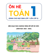 ÔN HÈ TOÁN LỚP 1 KẾT NỐI TRI THỨC DÀNH CHO HỌC SINH LỚP 1 LÊN LỚP 2 DO HỘI GIÁO VIÊN TỈNH THANH HÓA SOẠN  NĂM 2024.pdf