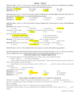 Unit 2- Test 2( key).doc