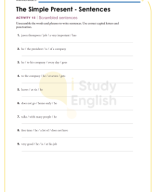 Lesson 9 - The Simple Present - Sentences.pdf