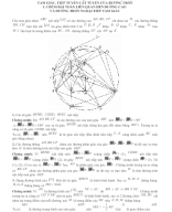 CHƯƠNG IV. CHÙM BÀI TOÁN LIÊN QUAN ĐIỂM, ĐƯỜNG ĐẶC BIỆT TRONG TAM GIÁC, TIẾP TUYẾN CẮT TUYẾN CỦA ĐƯỜNG TRÒN.doc