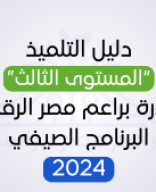 دليل التلميذ “المستوى الثالث” لمبادرة براعم مصر الرقمية الدفعة الصيفية 2024-.pdf