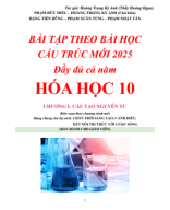 Bản GV - Bài tập theo bài học Hóa học 10 - CHƯƠNG 1.pdf