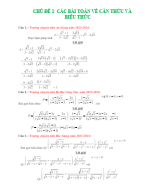 1. CÁC BÀI TOÁN VỀ CĂN THỨC VÀ BIỂU THỨC.docx