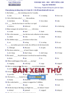 8. (KHÔNG CHUYÊN) Đề thi vào 10 môn Anh - Sở GD_ĐT Vĩnh Long (Hệ 10 năm) - năm học 2022 - 2023 - File word có giải.Image.Marked.pdf