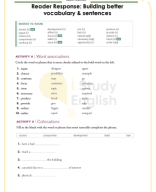 Lesson 29 - Reader Response - Building better vocabulary & sentences.pdf