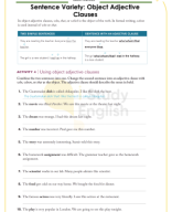 Lesson 23 - Sentence Variety - Object Adjective Clauses.pdf