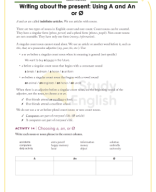 Lesson 10 - Writing about the present - Using A and An or Ø.pdf