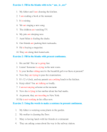 PRESENT CONTINOUS- WORKSHEET 1.key.docx