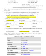 Đáp án đề thi HSG anh 9 có file nghe đáp án Script đề 2.doc