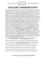 PASS FAST/NTS-NAT ENGLISH COMPREHENTIONS 1-2