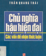 121_Chủ nghĩa hậu hiện đại. Các vấn đề nhận thức luận.pdf