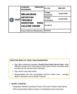 (EL16) SOP MELAKUKAN AKTIFITAS TROUBLE SHOOTING PADA CALCINE CRANE (SOP-MMP-003).pdf