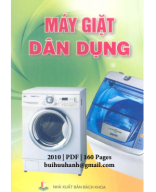 Máy Giặt Dân Dụng (NXB Bách Khoa 2010) - Nhiều Tác Giả, 160 Trang .pdf