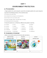 7. UNIT 7. ENVIRONMENT PROTECTION.docx