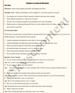 Class 3 EvS (The World Around Us) Chapter 6- Living in Harmony Book Solution and Notes.pdf