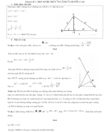 Chuyên đề 1. MỘT SỐ HỆ THỨC VỀ CẠNH VÀ ĐƯỜNG CAO.doc
