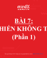 [SB - Slides] Buổi 07_ Đại chiến không trung (Phần 1).pptx