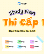 [PREP] STUDY PLAN ÔN THI IELTS CẤP TỐC BAND 6.5+.pdf