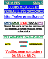 °COURS MESURES ET PROBABILITÉS FSDM FES 22 23 SMA5 PPT.pdf