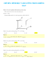 CHỦ ĐỀ 6 HÌNH HỌC VÀ ĐO LƯỜNG TRONG KHÔNG GIAN - GV.docx