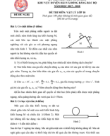 Đề thi HSG môn Vật Lý 10 - Chuyên Nguyễn Bỉnh Khiêm - Quảng Nam - Năm 2017-2018 - File word có lời giải chi tiết.pdf