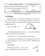 Đề thi HSG môn Vật Lý 10 - Chuyên Hoàng Lê Kha - Tây Ninh - Năm 2017-2018 - File word có lời giải chi tiết.pdf