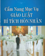 234.165 - TVTT0000884 - Cẩm Nang Mục Vụ Giáo Luật Bí Tích Hôn Nhân - Lê Ngọc Dũng - Tôn Giáo.pdf