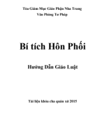 234.165 - TVTT0002448 - Bí Tích Hôn Phối - Hướng Dẫn Giáo Luật - Văn Phòng Tư Pháp - Lê Ngọc Dũng - Toà Giám Mục Giáo Phận Nha Trang.pdf