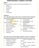 LESSON 18 - Human Resources Common CV mistakes.pdf