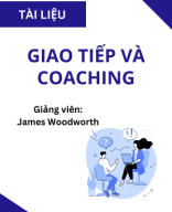 NỘI DUNG BÀI 4 - GIAO TIẾP VÀ COACHING 1